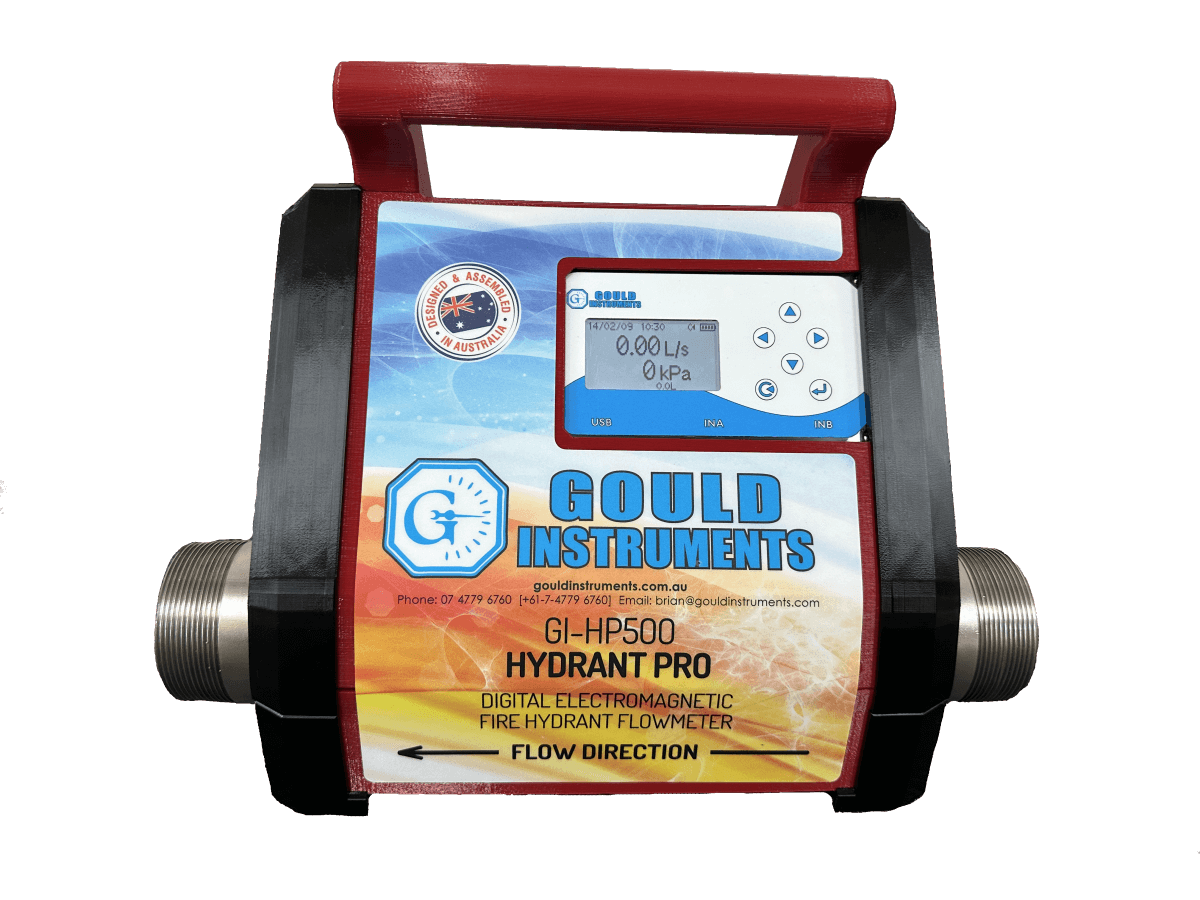 Gould Instruments Digital Electromagnetic Fire Hydrant Flowmeter